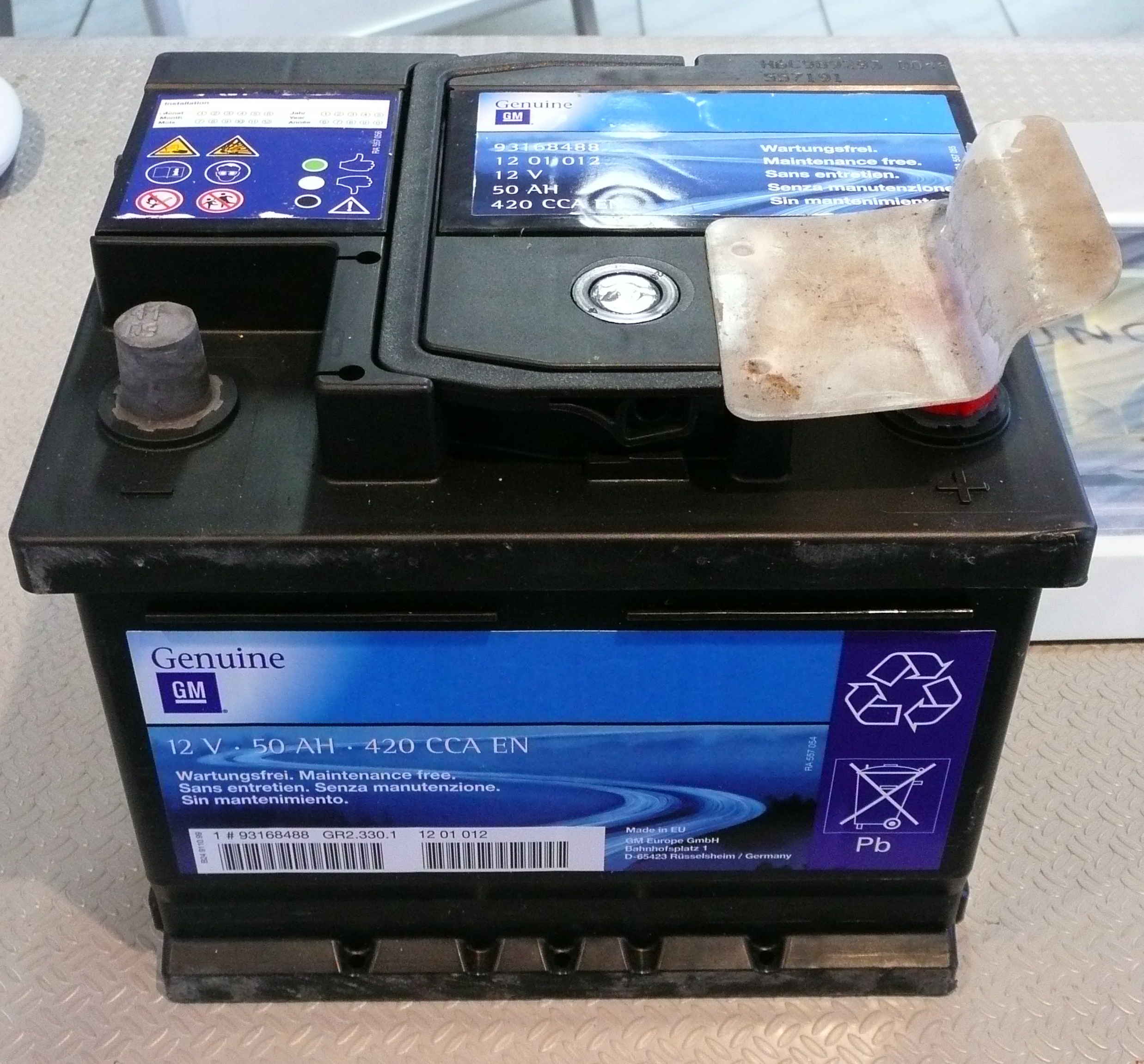 Vehicle batteries